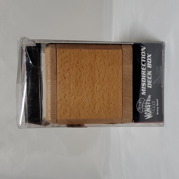 Monster Misdirection Theft-Deterrent TCG Wooden Deck Box- Fake Latch Won't Open - Picture 9 of 13